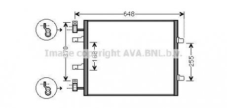 Конденсор кондиціонера ava cooling systems RTA5459