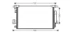 Конденсор кондиционера P4007/OUTLANDER/C-CROSS (Ava) AVA Cooling Systems MT5210D (фото 1)