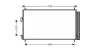 Конденсор RAV4 All 11/05- (AVA) AVA cooling systems TO5410D