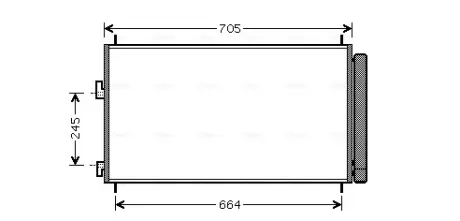 Конденсор RAV4 All 11/05- (AVA) AVA cooling systems TO5410D