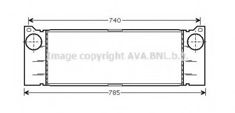 Интеркулер ava cooling systems MSA 4473