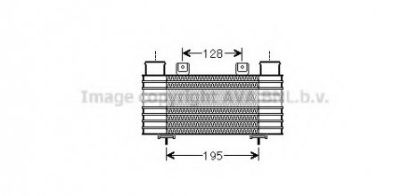 Радиатор интеркулера ava cooling systems MZ4239