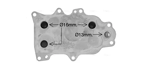 Охолоджувач оливи AVA cooling systems FD3684