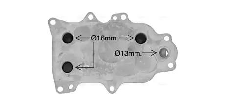 Охолоджувач оливи AVA cooling systems FD3684 Форд Transit