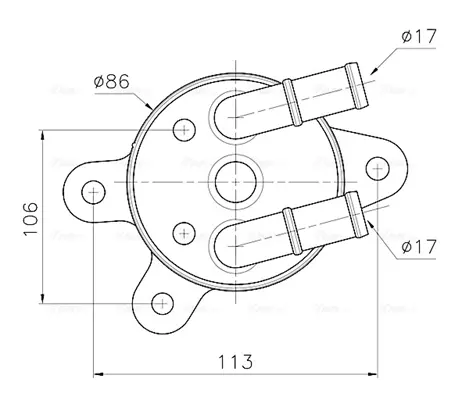 Охолоджувач оливи AVA cooling systems MZ3301