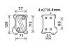 Охолоджувач оливи ava cooling systems OL3686