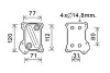 Охолоджувач оливи AVA cooling systems OL3686
