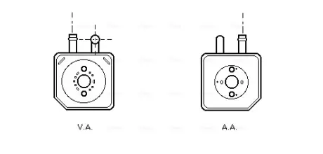 Охолоджувач оливи AVA cooling systems VN3082 Ауди А8 д2