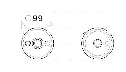 Охолоджувач оливи ava cooling systems VN3358 на Рено Vel Satis