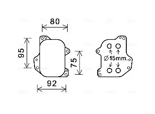 Охолоджувач оливи AVA Cooling Systems VN3393