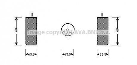 Осушувач кондицiонера ava cooling systems BW D063