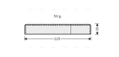 Осушувач кондицiонера ava cooling systems UVD125 на Ягуар Xf