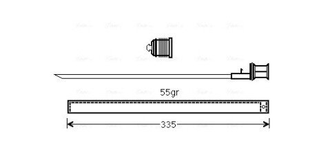 Осушувач повітря ava cooling systems MSD601 на Мерседес W204