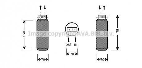Осушувач, Система кондиціонування повітря ava cooling systems OLD288