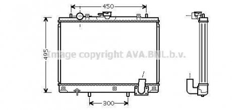 Радiатор ava cooling systems MT 2161