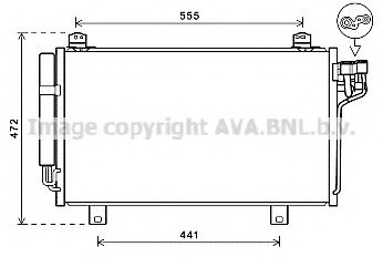 Радиатор охлаждения двигателя ava cooling systems MZ 5260D