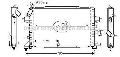 Радiатор ava cooling systems OLA2364