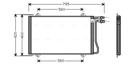 Радiатор AVA Cooling Systems MS5219