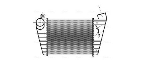 Радіатор інтеркулера ava cooling systems AI4172