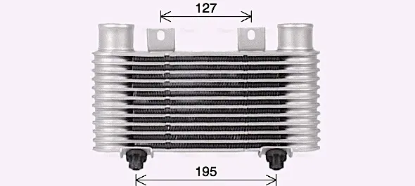 Радиатор интеркулера AVA cooling systems MZ4239