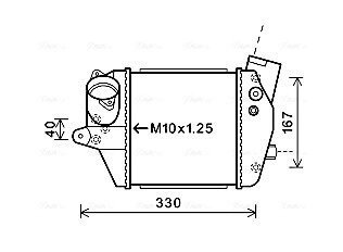 Радіатор інтеркулера ava cooling systems MZA 4243 на Мазда 5