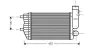 Радиатор интеркулера AVA cooling systems PE4183