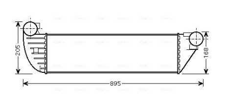 Радиатор интеркулера ava cooling systems RTA 4397 на Рено Лагуна 2