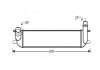Радиатор интеркулера ava cooling systems RTA4462