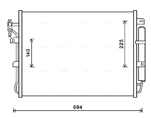 Радіатор кодиціонера AVA cooling systems AUA5215D