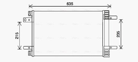 Радіатор кодиціонера ava cooling systems CN5311D
