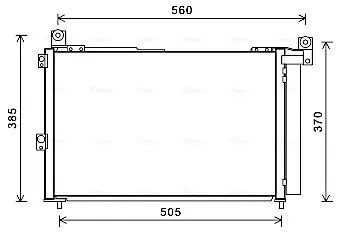 Радіатор кодиціонера AVA cooling systems FDA5486D
