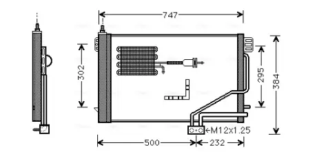 Радіатор кодиціонера AVA cooling systems MSA5298D