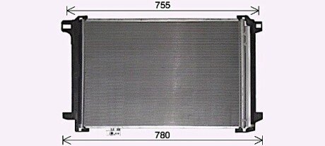 Радіатор кодиціонера ava cooling systems MSA5450D