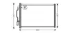 Радіатор кодиціонера AVA cooling systems MSA5605