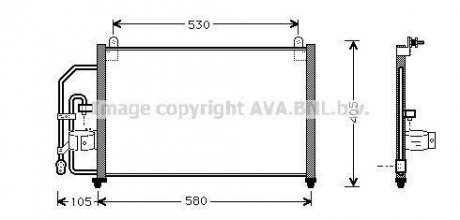 Радiатор кондицiонера ava cooling systems DW 5012