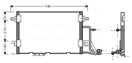 Радiатор кондицiонера ava cooling systems AI 5137