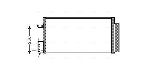 Радiатор кондицiонера AVA Cooling Systems ALA5116D (фото 1)