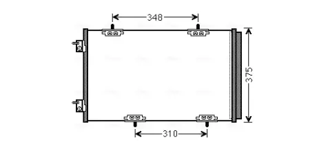 Радiатор кондицiонера AVA cooling systems CN5290D