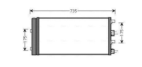 Радiатор кондицiонера ava cooling systems DAA 5004D