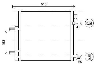 Радiатор кондицiонера ava cooling systems DWA5140D