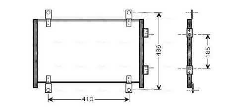 Радiатор кондицiонера ava cooling systems FTA5302