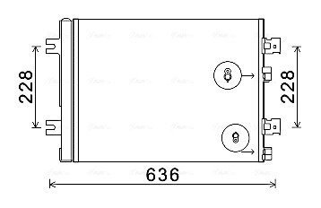Радиатор кондиционера DACIA;RENAULT;ВАЗ (AVA) ava cooling systems RTA5467D