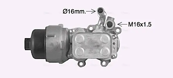 Радіатор масляний CITROEN/FIAT/FORD/VOLVO у зборі (Ava) AVA cooling systems CN3307H