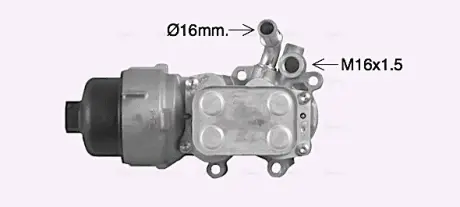 Радіатор масляний CITROEN/FIAT/FORD/VOLVO у зборі (Ava) AVA cooling systems CN3307H Форд Галакси