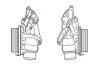 Радіатор масляний MERCEDES W204/W207/W211 DIESEL в зборі (вир-во AVA) AVA Cooling Systems MS3688H (фото 1)