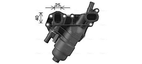 Радіатор масляний Nissan/Opel/Renault в зборі (AVA) ava cooling systems RT3638H