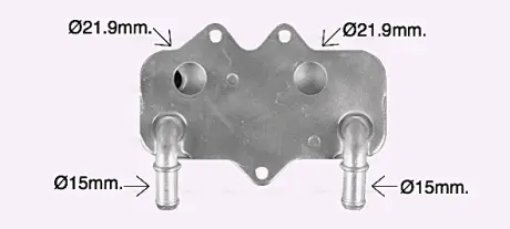 Радіатор масляний OPEL ASTRA G/VECTRA B (95-) (вир-во AVA) AVA cooling systems OL3704 Опель Вектра с