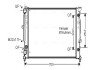 Радіатор охолодження двигуна ava cooling systems AIA2122