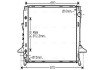 Радіатор охолодження двигуна ava cooling systems AU2197