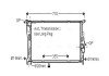 Радіатор охолодження двигуна ava cooling systems BW 2542